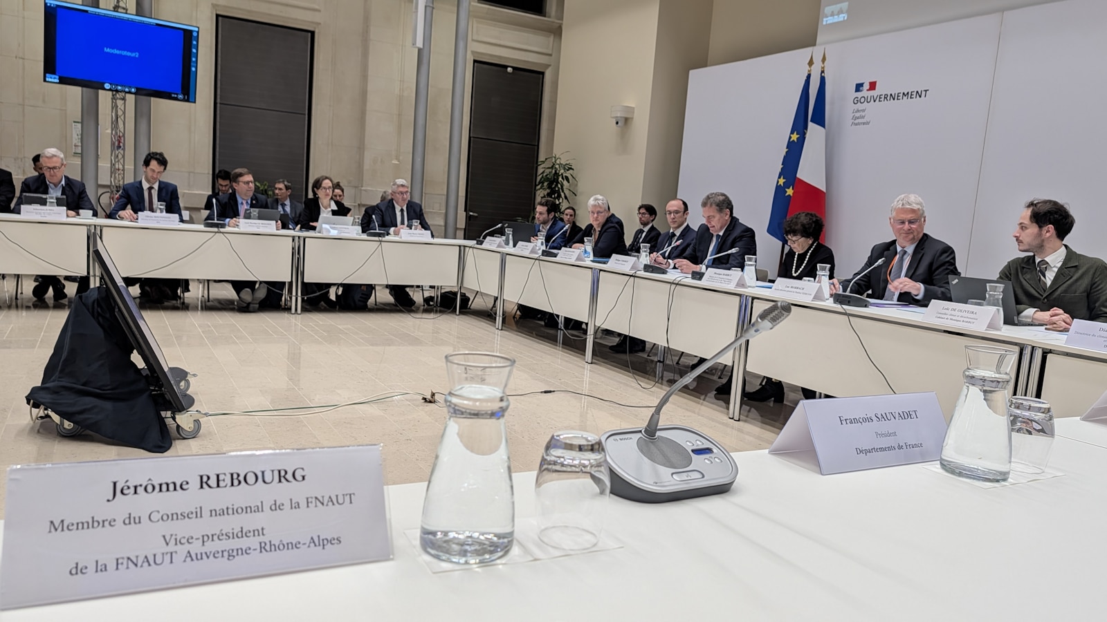 Première réunion groupe de travail électrification transport ministère